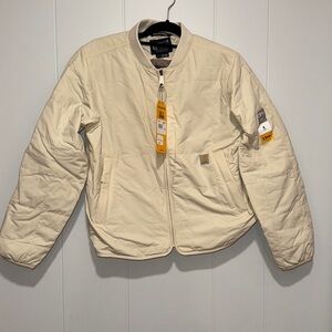 Carhartt Light Tan Quilted Jacket